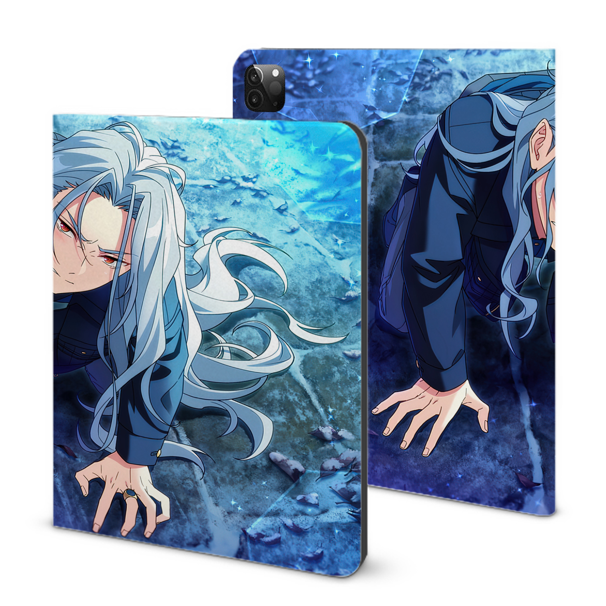 （画像用） あんさんぶるスターズ! Ensemble Stars IPadケース ペンホルダー付き ブックスタイルデザイン